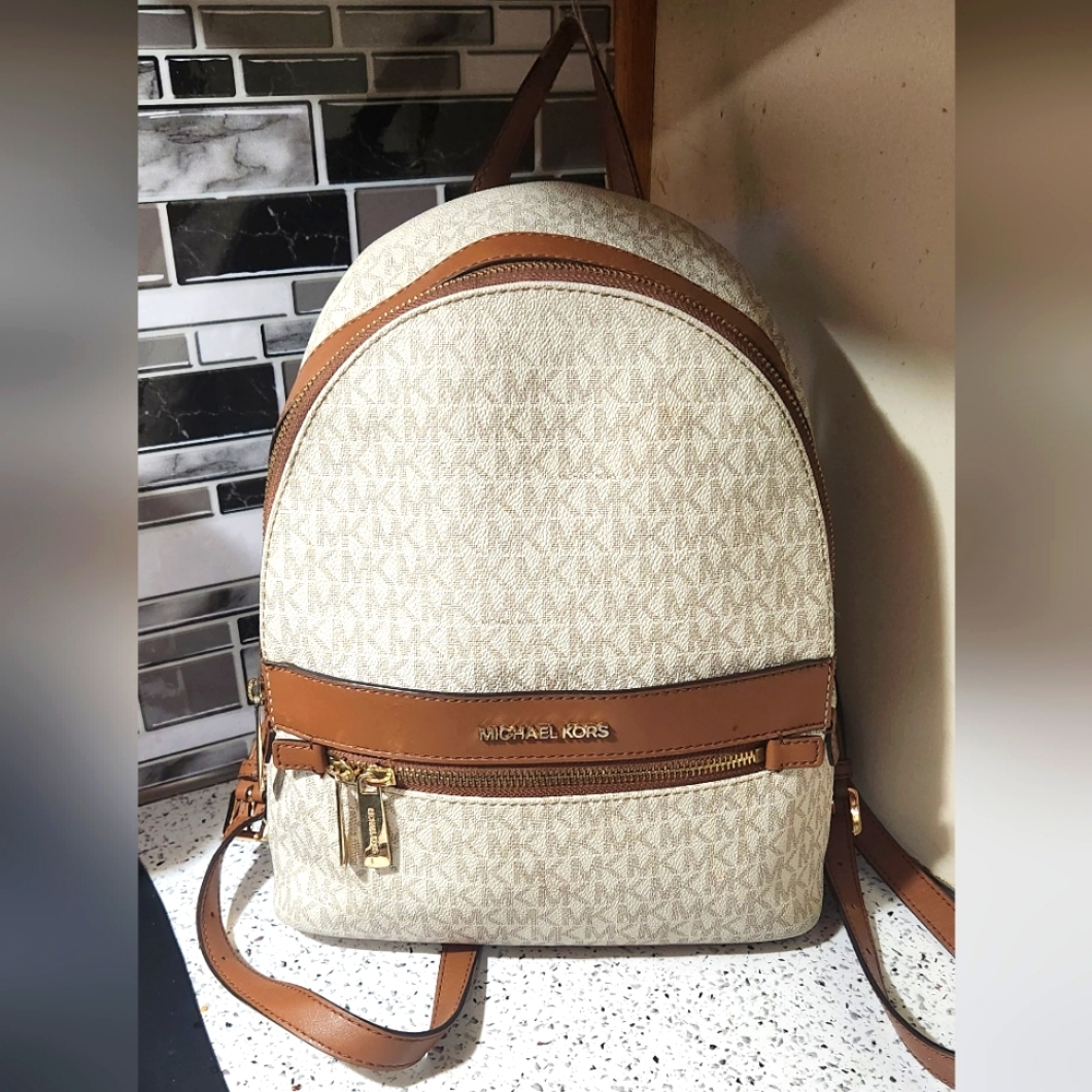 MK logo backpack